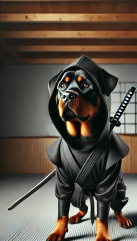 Ninja Rottweiler