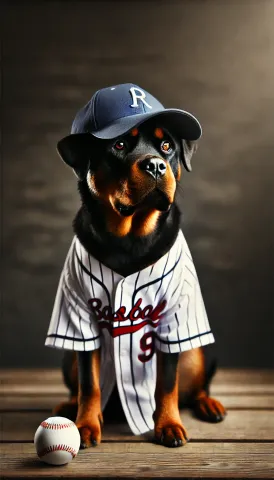 Rottweiler Ready for the Game