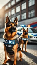 German Shepherd Police Dog