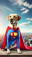 Labrador Super Hero